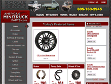 Tablet Screenshot of americasminitruckparts.com